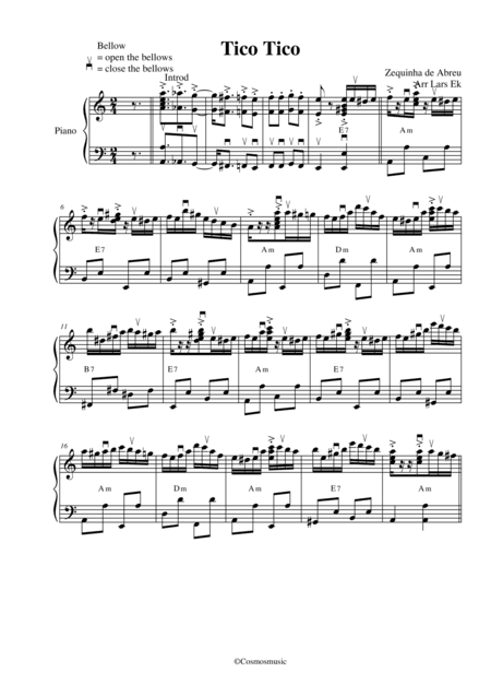 TICO TICO (arr. Lars Ek)