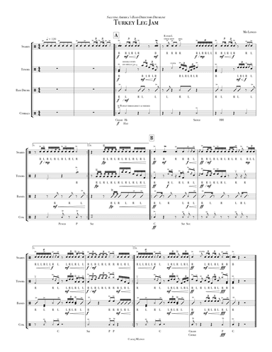 Turkey Leg Jam (drumline cadence)