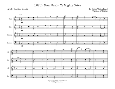 Lift Up Your Heads, Ye Mighty Gates (arr. Dominic Meccia)