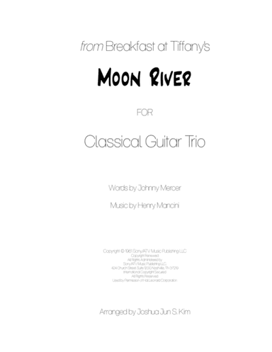Moon River (arr. Joshua Jun S. Kim)