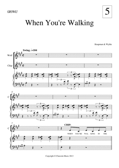 When You're Walking (from "GROWL!")
