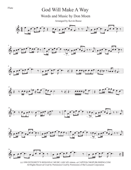 God Will Make A Way (arr. Kevin Busse)