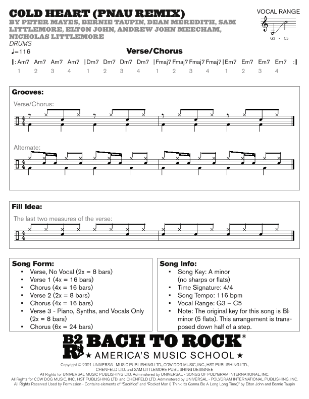 Cold Heart (pnau Remix) (arr. Bach to Rock)