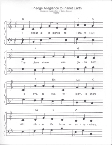 I Pledge Allegiance to Planet Earth