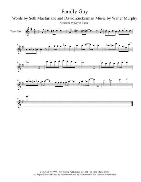 Theme From Family Guy (arr. Kevin Busse)