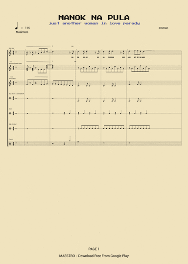 Just Another Woman In Love (arr. Emmanuel Olaguer)