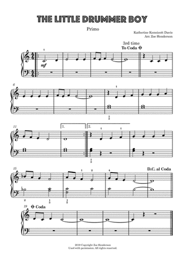 The Little Drummer Boy (arr. Zoe Henderson)