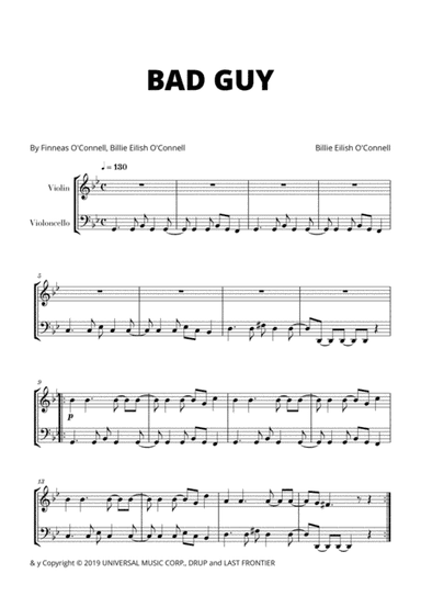 Bad Guy (arr. Cadenza Editions)