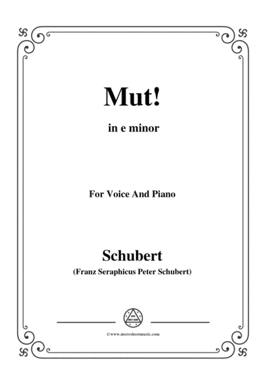 Schubert-Gute Nacht,from 'Winterreise',Op.89(D.911) No.1,in b flat minor,for Voice&Piano (arr. MSM)