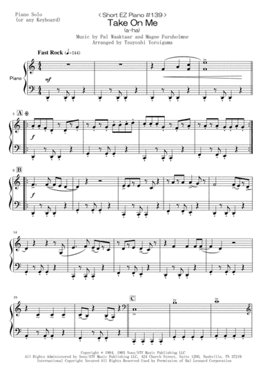 Take On Me (arr. Tsuyoshi Yoroiguma)