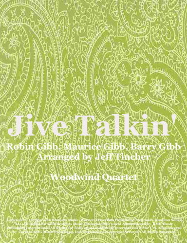 Jive Talkin' (arr. Jeff Tincher)