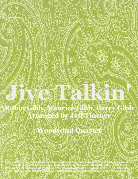 Jive Talkin' (arr. Jeff Tincher)