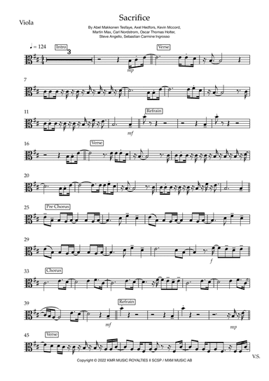 Sacrifice (arr. Matt Luff)