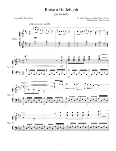 Raise A Hallelujah (arr. Kelvin Reed)