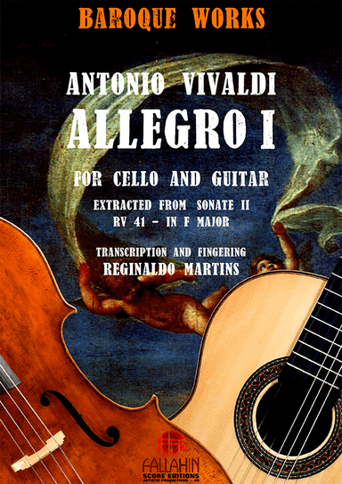ALLEGRO I - SONATE II (IN F MAJOR - RV 41) - ANTONIO VIVALDI - FOR CELLO AND GUITAR (arr. REGINALDO MARTINS)