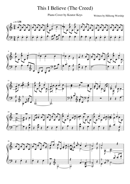 This I Believe (the Creed) (arr. Keator Keys)
