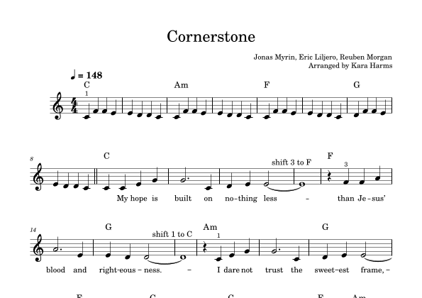 Cornerstone (arr. Kara Harms)