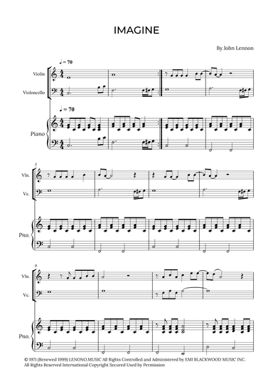 Imagine (arr. Alex Nunes Rodrigues)