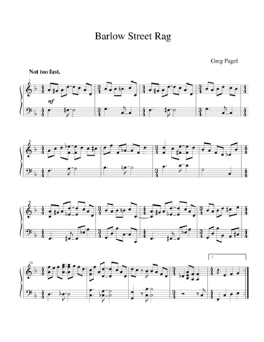 Barlow Street Rag
