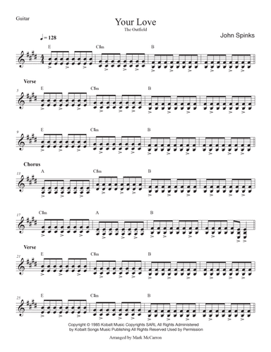 Your Love (arr. Mark McCarron)