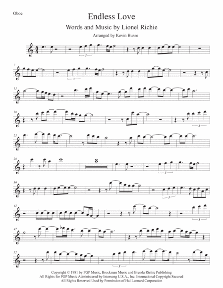 Endless Love (arr. Kevin Busse)