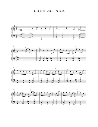 Little Saint Nick (arr. Christina Lopriore)