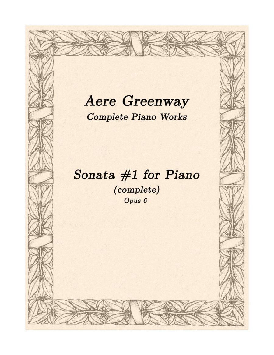 Piano Sonata - Complete