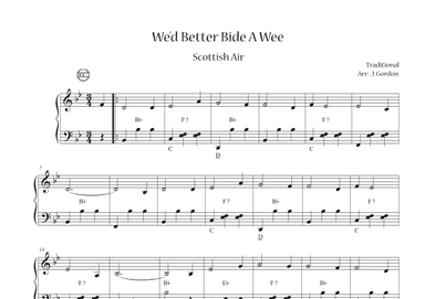 We'd Better Bide A Wee (arr. Julia Gordon)