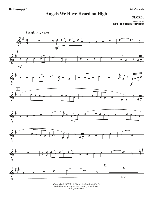 Windsounds • Christmas Brass Volume 1 (arr. Keith Christopher)