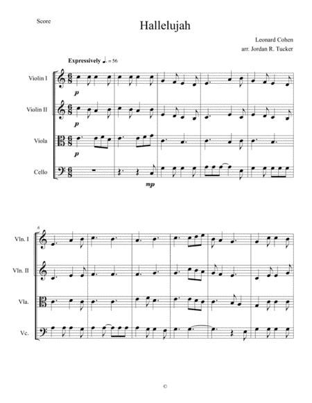 Hallelujah (arr. Jordan R. Tucker)