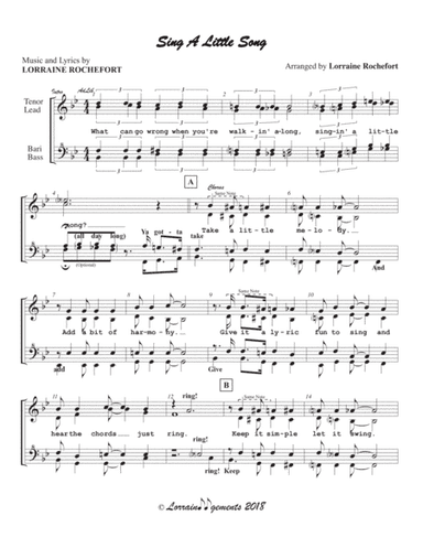 Sing A Little Song