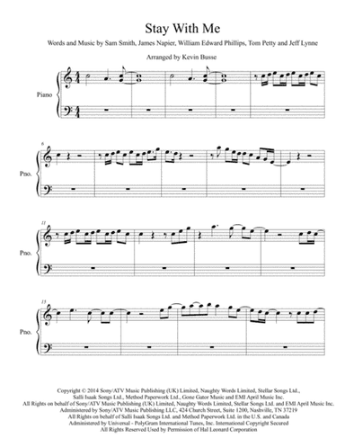 Stay With Me (arr. Kevin Busse)