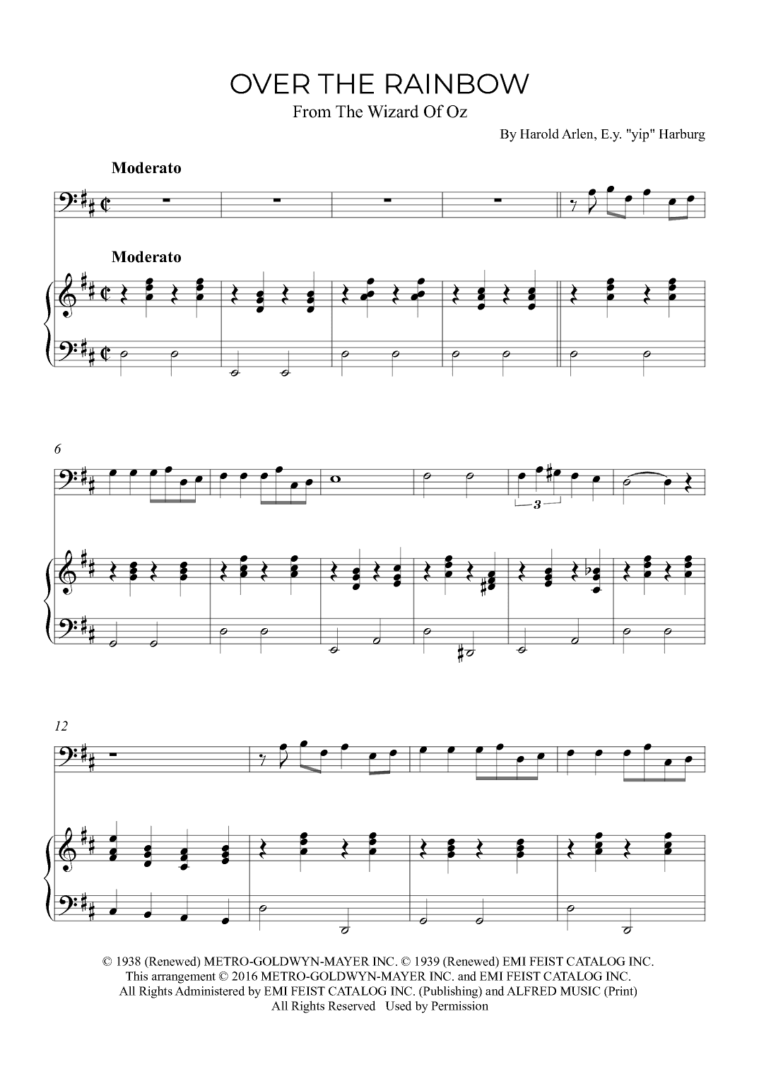 Over The Rainbow (arr. Alex Nunes Rodrigues)