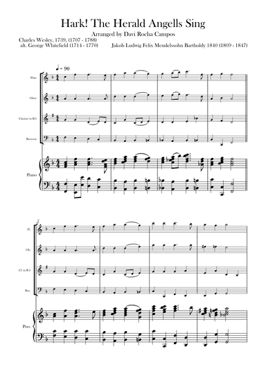 Hark! The Herald Angells Sing (arr. Davi Rocha Campos)