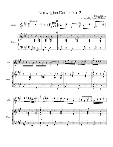 Norwegian Dance No. 2 (arr. Sandy McIntire)