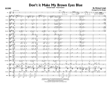 Don't It Make My Brown Eyes Blue (arr. Eric Burger Music)