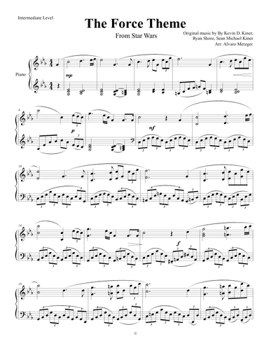 The Force Theme (arr. Alvaro Metzger)