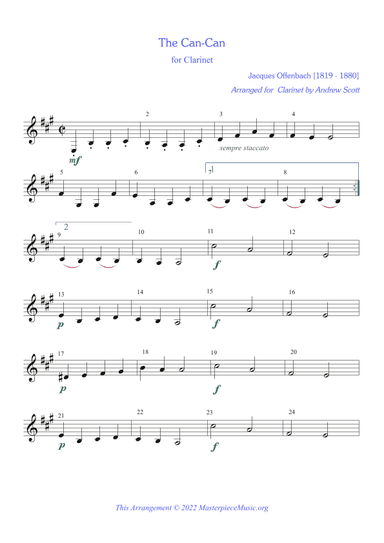 The Can-Can (arr. Andrew Scott)