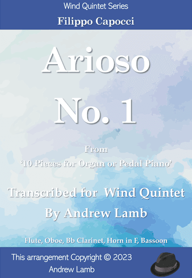 Filippo Capocci | Arioso No. 1 | for Wind Quintet (arr. Andrew Lamb)