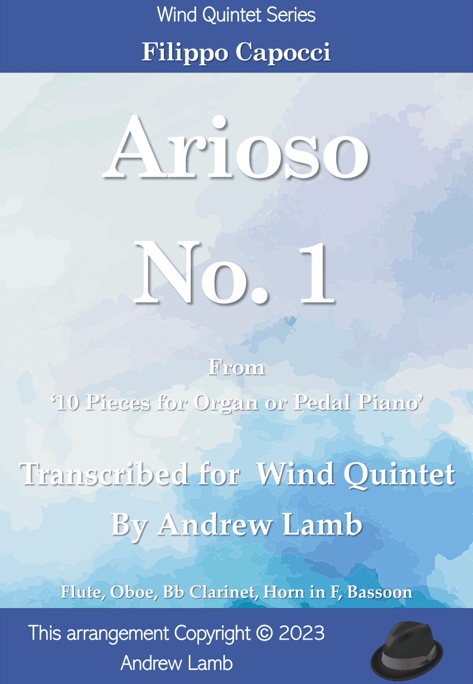 Filippo Capocci | Arioso No. 1 | for Wind Quintet (arr. Andrew Lamb)