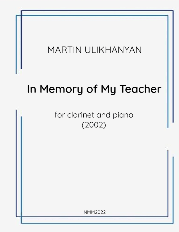 In Memory Of My Teacher