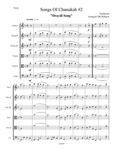 Songs Of Chanukah #2 (String Sextet) (arr. DB Music)