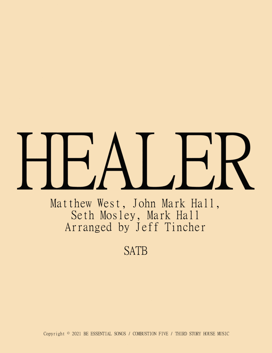 Healer (arr. Jeff Tincher)