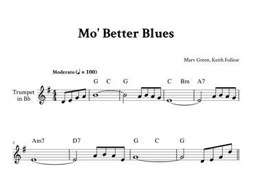 Mo Better Blues (arr. Yuri Noronha)