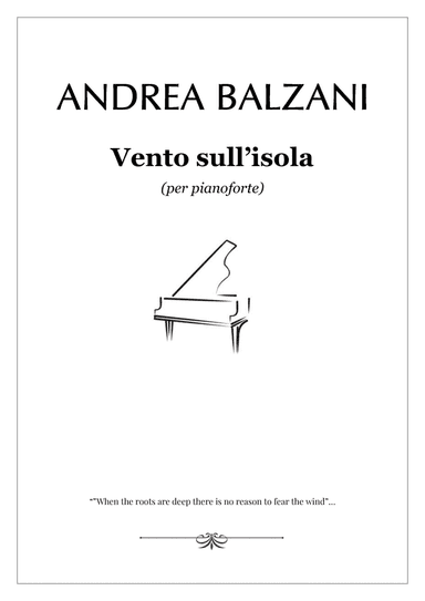 Vento sull' Isola [PIANO SCORE] (foglio album)