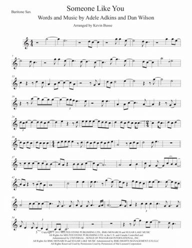 Someone Like You (arr. Kevin Busse)