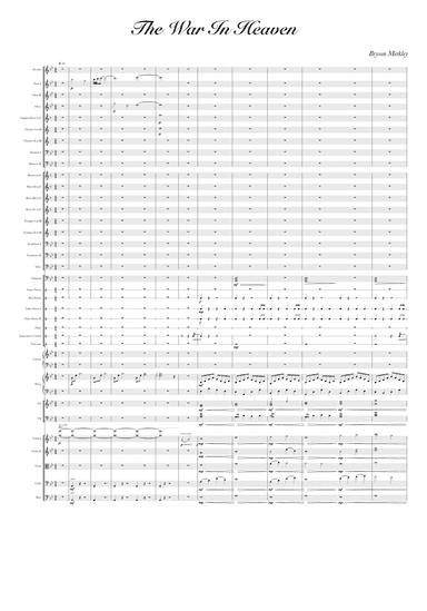 The War In Heaven - Score Only