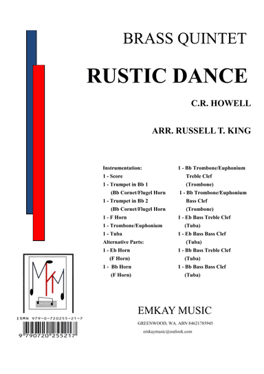 RUSTIC DANCE – BRASS QUINTET (arr. RUSSELL T. KING)