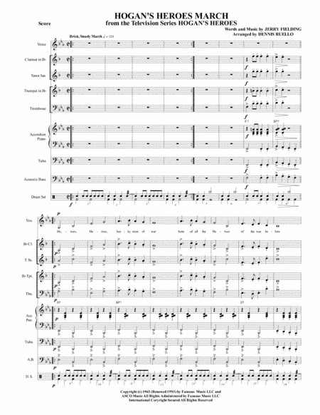 Hogan's Heroes March (arr. Dennis Ruello)