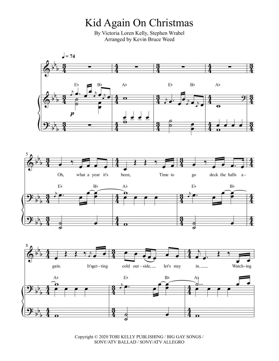 Kid Again On Christmas (arr. Kevin Bruce Weed)